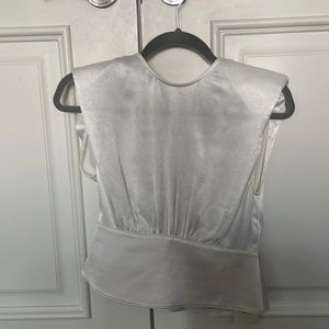 ba&sh blouse, size 0, colour “ecru”